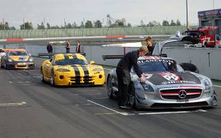 Norbert Janz im Mercedes SLS AMG GT3