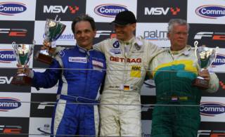 Podium Rennen 2 - Ulrich Becker, Michael Bäder, Rene Snel